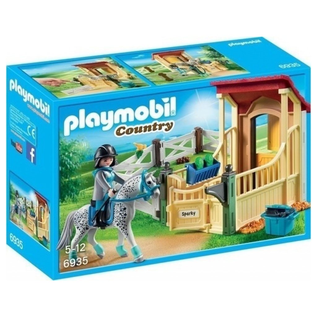 Άλογο Απαλούζα με στάβλο 6935 papanikolaoustore.gr