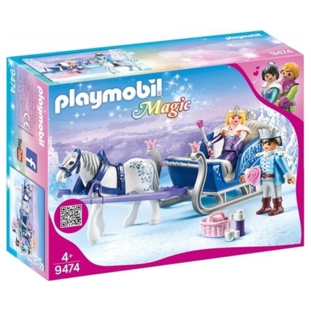 Έλκηθρο με βασιλικό ζευγάρι 9474 papanikolaoustore.gr