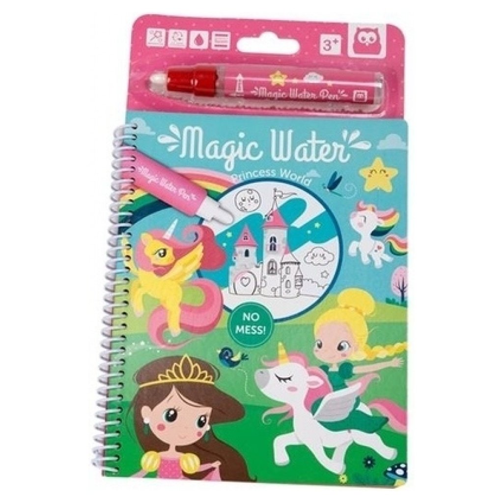 Owl Toys Magic Water Doodle Book: Princess World 964002 papanikolaoustore.gr
