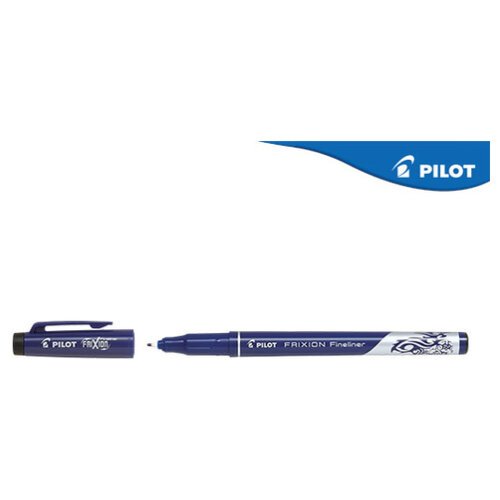 Pilot Μαρκαδορος Frixion Fineliner Μαυρος 12Τ.