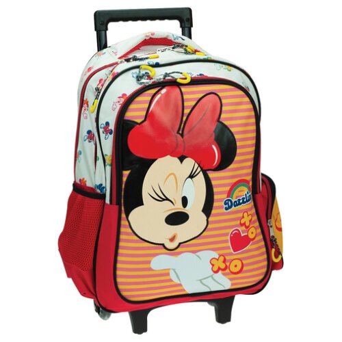Gim Minnie Mouse Σχολικη Τσαντα Trolley Δημοτικου 35X20X46
