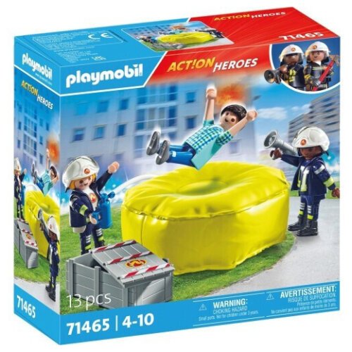 Playmobil City Action Πυροσβεστες Με Στρωμα Διασωσης