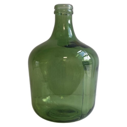 Msa Βαζο Μπουκαλι Πρασινο Διαφανες Vetro D26 H42Cm Γυαλι