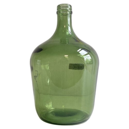 Msa Βαζο Μπουκαλι Πρασινο Διαφανες Vetro Lt4 D18 H30Cm Γυαλι