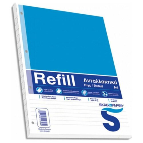 Ανταλλακτικα Φυλλα Κρικ Ριγε 21Χ29 50 Φ. Skag