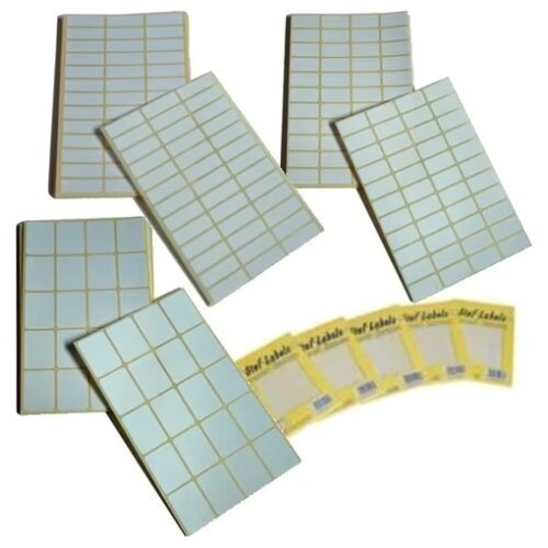 Ετικετες Αυτοκολλητο Λευκες 40 Φυλλα