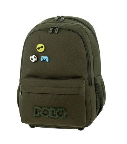 ΣΧΟΛΙΚΗ ΤΣΑΝΤΑ ΠΛΑΤΗΣ PINS - KAITOKE GREEN (ΚΥΠΑΡΙΣΣΙ)