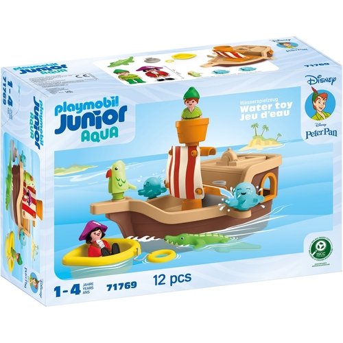 PLAYMOBIL JUNIOR & DISNEY: Ο ΠΙΤΕΡ ΠΑΝ ΚΑΙ ΤΟ ΠΕΙΡΑΤΙΚΟ ΠΛΟΙΟ ΤΟΥ ΚΑΠΤΕΝ ΧΟΥΚ
