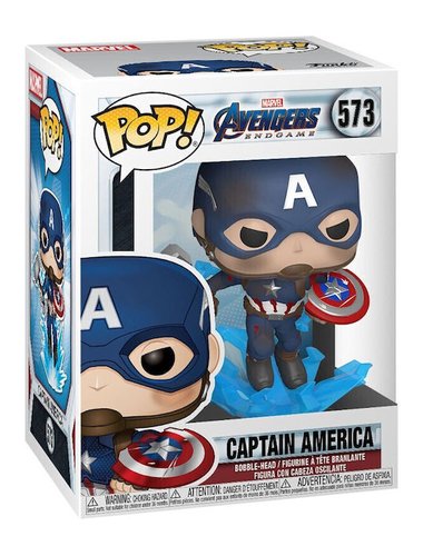 POP FUNKO!MARVEL AVENGERS: CAPTAIN AMERICA WITH BROKEN SHIELD FIGURE 573