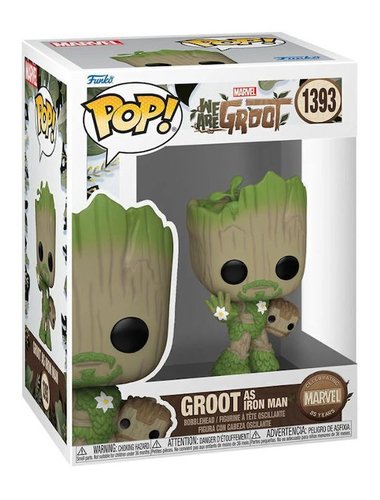 FUNKO POP! MARVEL: WE ARE GROOT - GROOT AS IRON MAN 1393