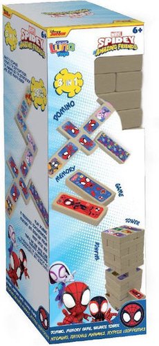 ΠΥΡΓΟΣ 3 ΣΕ 1 ΝΤΟΜΙΝΟ, ΜΝΗΜΗΣ, ΙΣΟΡΡΟΠΙΑΣ ΜΕ 48 ΤΟΥΒΛΑΚΙΑ SPIDEY