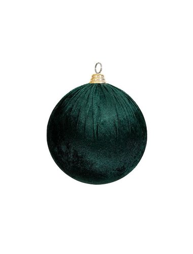 Πρασινη Βελουδινη Μπαλα 12Εκ