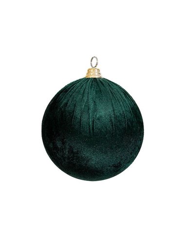 Πρασινη Βελουδινη Μπαλα 15Εκ