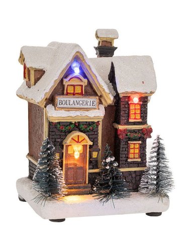 Φωτιζομενο Σπιτακι 9Χ7,5X11,5Εκ Μπαταριας