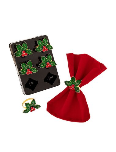 Σετ 6 Δαχτυλιδια Πετσετας Με Γκι