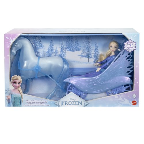 DISNEY FROZEN ΚΟΥΚΛΑ ELSA ΜΕ ΑΜΑΞΑ