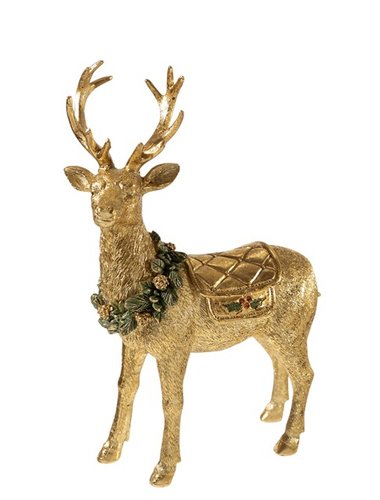 ΧΡΙΣΤΟΥΓΕΝΝΙΑΤΙΚΟΣ ΠΟΛΥΕΣΤΕΡΙΚΟΣ ΤΑΡΑΝΔΟΣ ΟΡΘΙΟΣ ΠΡΑΣΙΝΟΣ ΧΡΥΣΟΣ 18Χ9Χ26,5ΕΚ