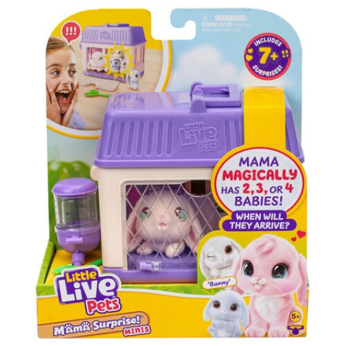 LITTLE LIVE PETS MAMA SURPRISE MINIS ΜΑΜΑ (ΚΟΥΝΕΛΑΚΙ & ΧΑΜΣΤΕΡ) - 2 ΣΧΕΔΙΑ