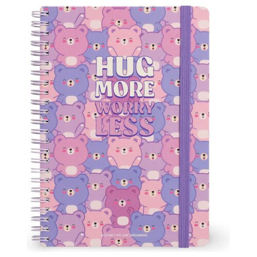 ΤΕΤΡΑΔΙΟ ΣΠΙΡΑΛ ΡΙΓΕ Α5 MORE WORRY LESS