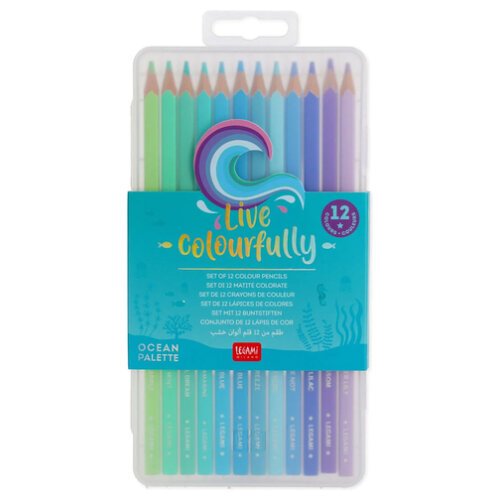 ΣΕΤ 12 ΧΡΩΜΑΤΑ LIVE COLOURFULLY - CYAN