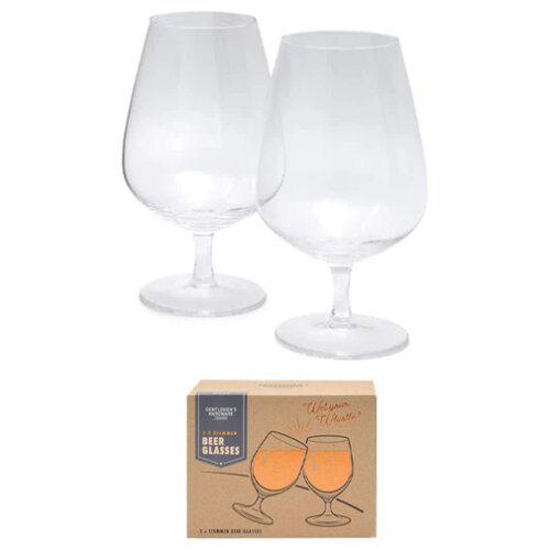 ΠΟΤΗΡΙΑ ΓΙΑ ΜΠΥΡΑ ΣΕΤ 2 ΤΕΜ.GENTLEMEN'S HARDWARE TULIP