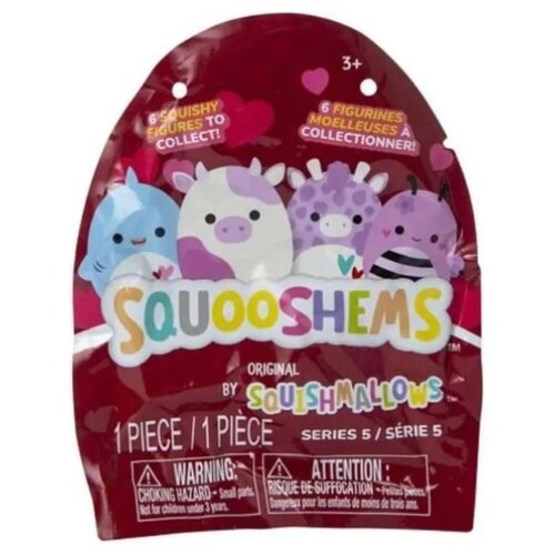SQUISHMALLOWS SQUOOSHEMS VALENTINE - 6EK 1 TEM