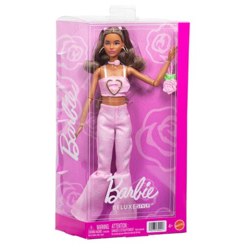 BARBIE DELUXE STYLE ΚΟΥΚΛΑ ΜΕ ΡΟΖ ΚΑΜΠΑΝΑ ΤΖΗΝ