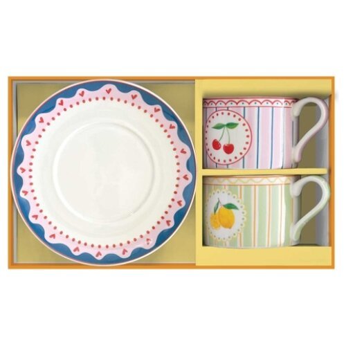 FRUIT ΜΑΝΙΑ ΣΕΤ 2ΤΕΜ ΦΛΥΤΖ ΤΣΑΓΙΟΥ 240ML ΠΟΡΣΕΛΑΝΗ