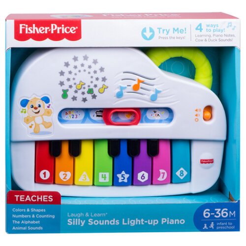 FISHER PRICE ΕΚΠΑΙΔΕΥΤΙΚΟ ΠΙΑΝΟ ΜΕ ΦΩΤΑ