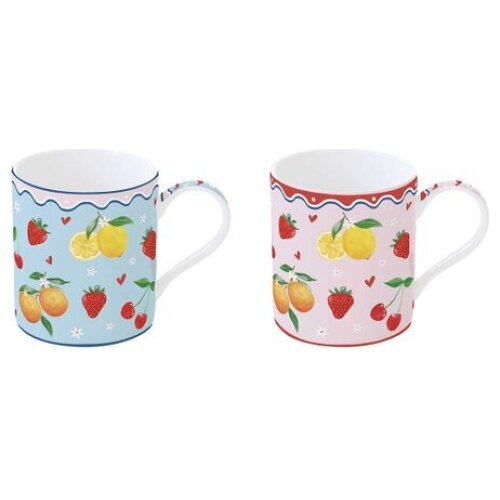 FRUIT ΜΑΝΙΑ ΣΕΤ 2 ΚΟΥΠΕΣ 350ML ΠΟΡΣΕΛΑΝΗ