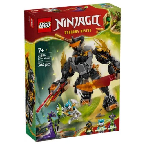 NINJAGO COLE'S MISSION MECH & DRAGON ZANE