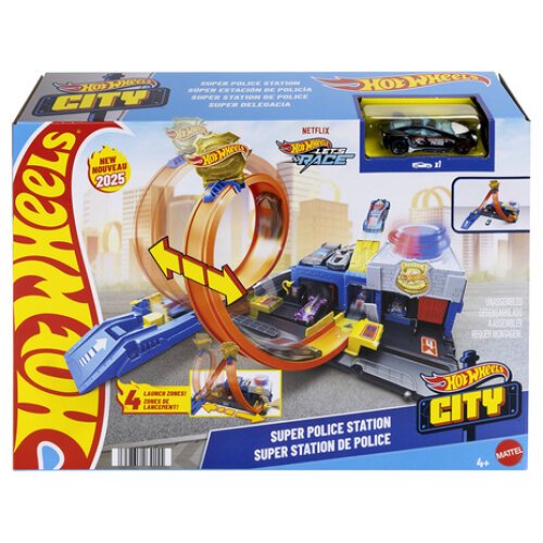 HOT WHEELS CITY SUPER POLICE STATION