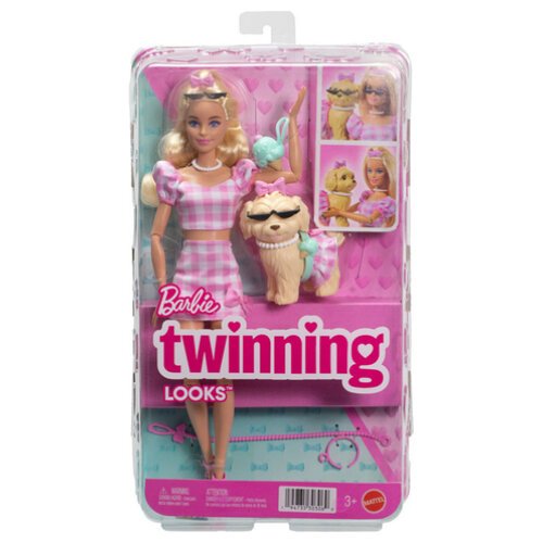 BARBIE TWINNING LOOKS ΚΟΥΚΛΑ BARBIE ΚΑΙ ΣΚΥΛΑΚΙ ΑΣΟΡΤΙ ΕΜΦΑΝΙΣΗ