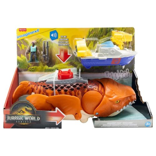 IMAGINEXT JURASSIC WORLD REBIRTH ΤΟ ΚΥΝΗΓΙ ΤΟΥ ΜΟΣΟΣΑΥΡΟΥ