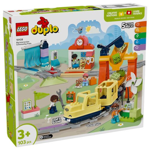DUPLO TOWN ΜΕΓΑΛΟ ΔΙΑΔΡΑΣΤΙΚΟ ΚΟΙΝΟΤΙΚΟ ΤΡΕΝΟ