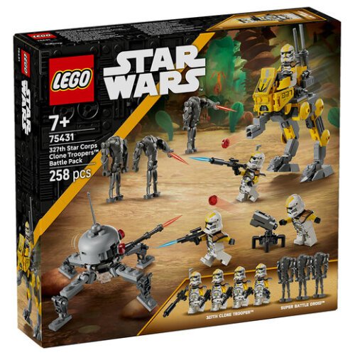STAR WARS ΠΑΚΕΤΟ ΜΑΧΗΣ ΜΕ ΣΤΡΑΤΙΩΤΕΣ ΚΛΩΝΟΥΣ ΤΟΥ 327ΟΥ ΣΩΜΑΤΟΣ STAR