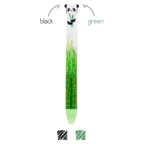 ΣΤΥΛΟ CLICK CLACK BALLPOINT ΔΙΧΡΩΜΟ PANDA