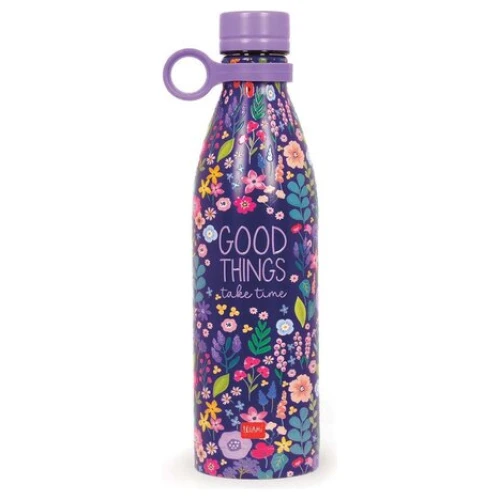 ΑΝΟΞΕΙΔΩΤΟ ΜΠΟΥΚΑΛΙ ΘΕΡΜΟΣ HOT & COLD VACUUM BOTTLE - FLOWERS 800ML